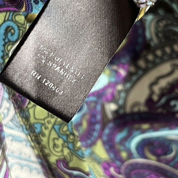 Effortless Style by Citiknits Women’s Top Green Long Sleeve Bell V-Neck Large - Picture 10 of 11